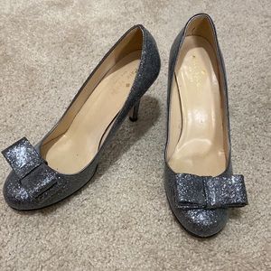 Kate Spade glitter heels